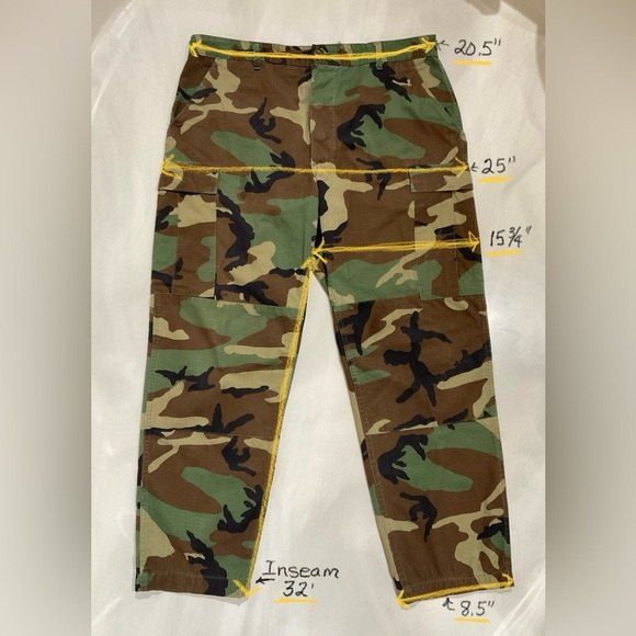 Tullahoma Industries Military Combat Trousers Camouflage Hot Weather Woodland - Picture 6 of 14